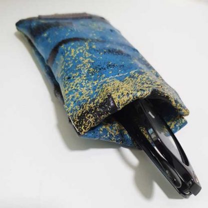 Brillenkoker Leer Paint Knijp - Afbeelding 3