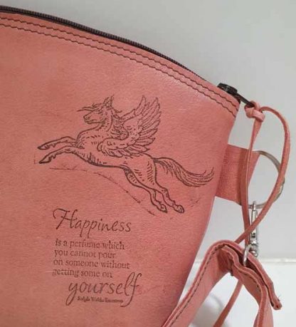 Toilettas Leer Roze - Afbeelding 2
