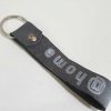 Sleutelhanger Leer Grijs AtHome - Afbeelding 2