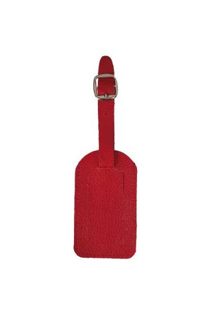 Kofferlabel leer Rood
