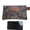 Etui/Make-up Tasje Leer Luipaard