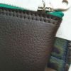 Etui/Make-up Tasje Leer Donkergroen - Afbeelding 2