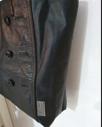 Damestas Leer Shopper Zwart met Zak - Afbeelding 4