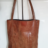 Damestas Leer Shopper Cognac met Zak 2