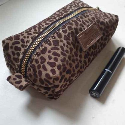 Etui/Make-up Tasje Leer Panter - Afbeelding 4