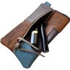 Etui/Make-up Tasje Leer Patchwork Multi1 - Afbeelding 3
