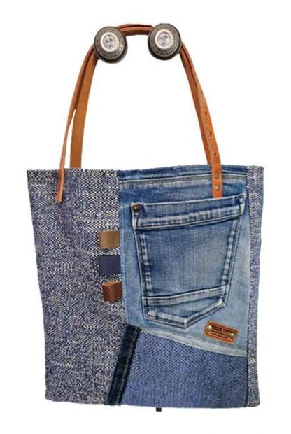 Shopper Jeans Patchwork