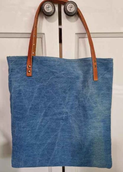 Shopper Jeans Patchwork - Afbeelding 2