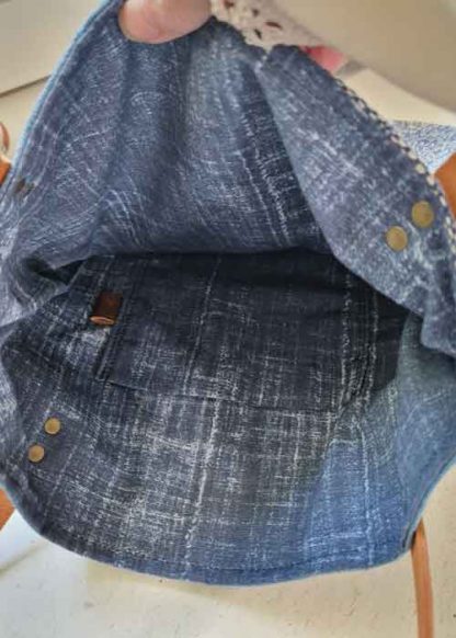 Shopper Jeans Patchwork - Afbeelding 3