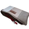 Etui Leatherlook Bruin Beige Wit - Afbeelding 2