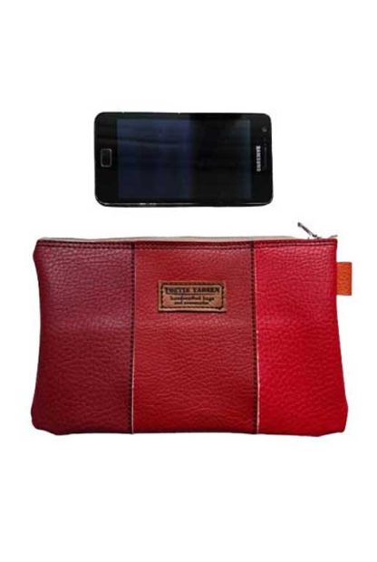 Etui Leatherlook Roodtinten