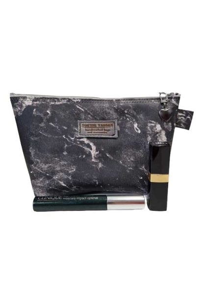 Make-up Tasje Leer Marmer