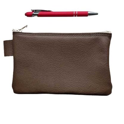 Etui Leer Patchwork Bruin - Afbeelding 2