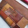 Etui Leer Patchwork Bruin - Afbeelding 3