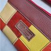 Etui Leer Patchwork Rood Oranje Geel - Afbeelding 3