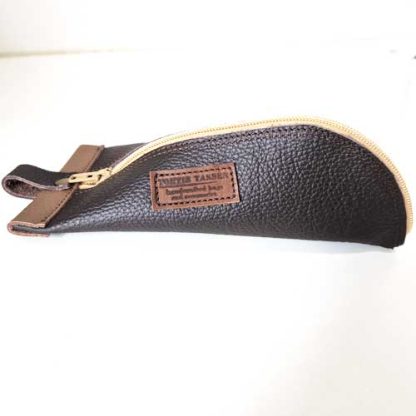 Brillenkoker Etui Leer Bruin - Afbeelding 4
