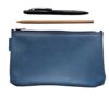 Etui Leer Patchwork Blauw Glitter - Afbeelding 2