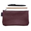 Etui Leer Patchwork Paars Bruin - Afbeelding 2